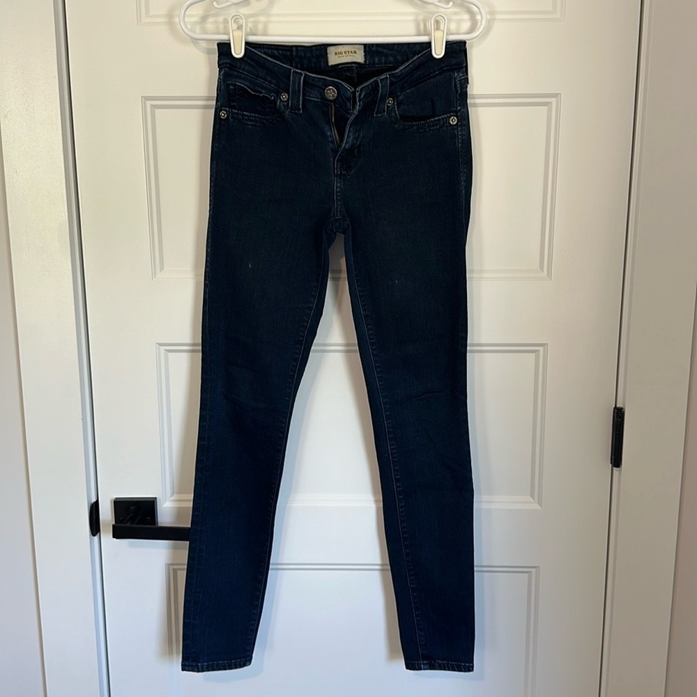 BIG STAR Women’s Dark Wash Alex Skinny Jeans Size 26